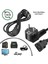 Gabble 1.5 Metre Standart Power Kablosu Pc Bilgisayar Monitör Yazıcı Güç Kablosu 3 Pin Iec C13 Kasa Elektrik Bağlantı Kablosu 1