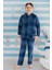 Erkek Çocuk Polar Pijama Takımı 240524 Mavi 3