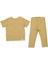 Moutarde Tişört Patiksiz Alt Takım 1