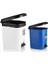 20 Lt ve 9 Lt Plastik Pedallı Çöp Kovası 2'li Set 1