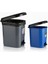 20 Lt ve 9 Lt Plastik Pedallı Çöp Kovası 2'li Set 2