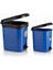 20 Lt ve 9 Lt Plastik Pedallı Çöp Kovası 2'li Set 3
