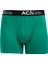 AC&Co / Altınyıldız Classics Erkek Siyah-Yeşil Desenli Pamuklu Esnek 3'lü Boxer Paketi 3