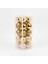 Desenli Parlak Top Yılbaşı Süsü 20 Parça Gold (2505087) 1