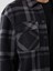 Xsıde Siyah Rahat Kalıp Uzun Kollu Ekose Erkek Gömlek Ceket 3
