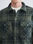 Xsıde Yeşil Rahat Kalıp Uzun Kollu Ekose Erkek Gömlek Ceket 3