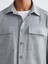 Lcw Vision Gri Regular Fit Uzun Kollu Ekose Erkek Gömlek Ceket 3
