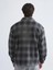 Xsıde Haki Rahat Kalıp Uzun Kollu Ekose Erkek Gömlek Ceket 4