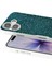 OMR02 Apple iPhone 17 Bright Simli Kapak - Koyu Yeşil 2