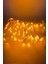 10 Metre Sarı (Amber) Peri LED Işık IP64 Dış Mekan Jack Eklemeli Dekoratif LED Işık Yılbaşı Süsü 4