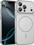 iPhone Gümüş 14 Pro Max Uyumlu 17 Pro Max Görünüme Çeviren Kamera Koruma Magsafe Kılıf 2