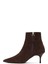 Kadın Kahverengi Fermuarlı Ince Topuklu Süet Deri Bot 25WFD131310 4