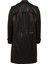 Bellingham Erkek Siyah Oversize Deri Trençkot 24WGD65499M 4