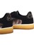Kadın Siyah Bağcıklı Kalın Tabanlı Desenli Deri Sneaker 25AFE145314 10