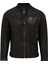 Towns Erkek Siyah Slim-Fit Kısa Deri Ceket 25WGF65872Z 3