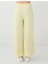 Sarı Normal Paça Normal Bel Düz Kesim Dokuma Pantolon 5