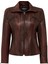 Janet Kadın Kahverengi Kısa Deri Ceket 25WGE5602NC 1