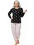 Kadın Kışlık Kadın Anne Içlik Pijama Altı %100 Pamuk Içi Miflonlu Klasik Beli Lastikli Rahat 4