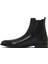 Erkek Siyah Deri Chelsea Bot 25WFD604618 2