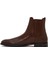Erkek Kahverengi Deri Chelsea Bot 25WFD604618 2