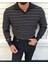 Siyah Erkek Slim Fit Polo Yaka Patlı Triko KAZAK-TRZ19132R04S 3