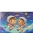 Ahşap Puzzle 24X30 cm 24 Parça Astronot Ikizler 1
