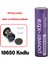 Şarjlı Pil PX18650 Mor Batarya 3.6V Li-Ion Uzun Ömürlü Yüksek Kapasite Şarj Edilebilir 3200MAH 3