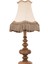 Avonnı ML-9145-1E Ceviz Boyalı Masa Lambası E27 Ahşap Kumaş 35CM 1