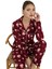 Çağrı Kadın Kışlık Süet Uzun Kollu Önü Düğmeli Yumuşak Dokulu Pijama Takımı 1