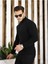 Siyah Erkek Slim Fit Yarım Balıkçı Fitilli Triko KAZAK-TRZ19158R01S 2