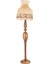 Avonnı LM-9149-1E Ceviz Boyalı Lambader E27 Ahşap Kumaş 50CM 1