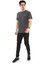 %100 Pamuk T-Shirt Gravıs Antrasit 5