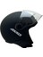 Axxıs Square S Solid A1 Matt Black Yarım Motosiklet Kaskı 5