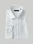 Beyaz Çizgili Dokulu Erkek Gömlek 1