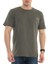 %100 Pamuk T-Shirt Gravıs Haki 1
