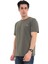 %100 Pamuk T-Shirt Gravıs Haki 3