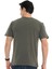 %100 Pamuk T-Shirt Gravıs Haki 4