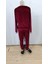 Ulak Handmader Kadın Uzun Kollu V Yaka Kadife Bluz ve Pantolon Ikili Takım 5
