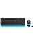 A4 Tech FG1010 Q Mavi mm Kablosuz Klv+Mouse Set 1
