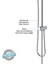 | Valtemo Butonlu Sistem, Fonksiyonlu Krom Tepe Duş Seti 4