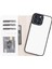 Apple iPhone 13 Pro Max Uyumlu Deri Cüzdanlı Kılıf F3 Beyaz 1