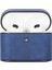 Casquet Apple Airpods 3.nesil Uyumlu Deri Kılıf G21 Mavi 4