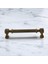 Mobilya Çekmece Mutfak Dolabı Dolap Kulpları Kulb 12.8 cm 128 mm Çizgili Metal Antik Sarı Kulp 2