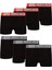Pamuklu Esnek 6'lı Kutulu Comfort Erkek Boxer - Red & Gray Collection 1