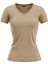 Kadın %100 Pamuk T-Shirt Mulıer Bej 1