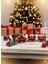 Ahşap Yılbaşı Tren Seti – 4 Figürlü Noel Dekoratif Mini Tren 1