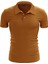 %100 Pamuk Polo T-Shirt Impero Kahverengi 1
