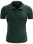 %100 Pamuk Polo T-Shirt Impero Yeşil 1