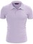 %100 Pamuk Polo T-Shirt Impero Lila 1