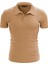 %100 Pamuk Polo T-Shirt Impero Bej 1